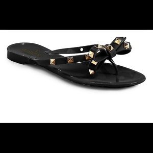 Black studded Valentino shoes size 9